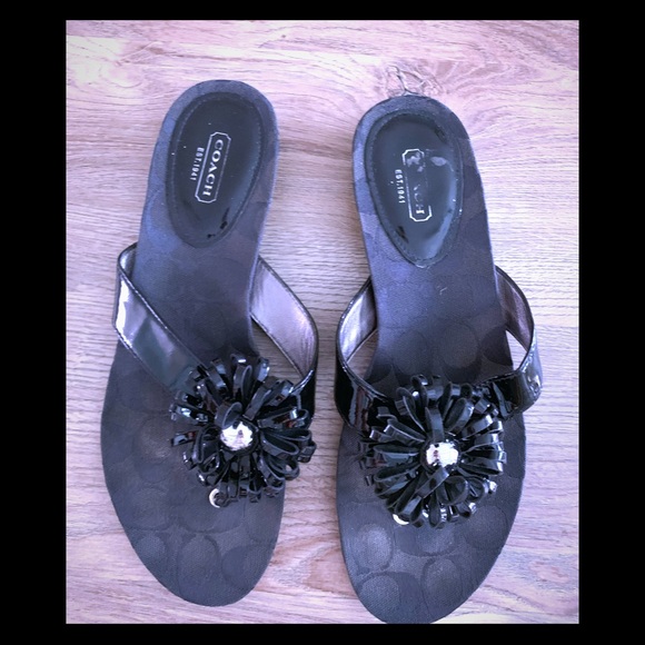 Coach Shoes - Coach “Pom” sandals